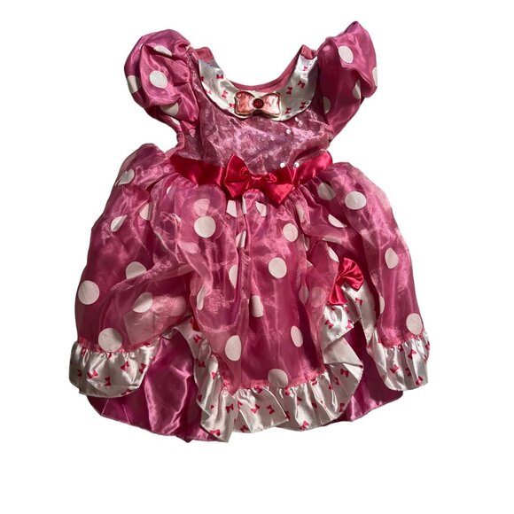 Disney Store Minnie Mouse Dress Toddler Girls Size 3 Excellent Like New conditio - Picture 1 of 6